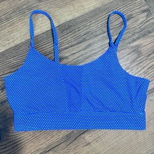 Shinesty Blue Polka Dot sports bra XL